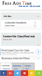 Mobile Screenshot of cookeville.freeadstime.com