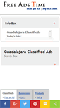 Mobile Screenshot of guadalajara.freeadstime.com