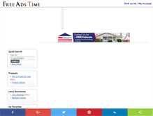 Tablet Screenshot of guadalajara.freeadstime.com